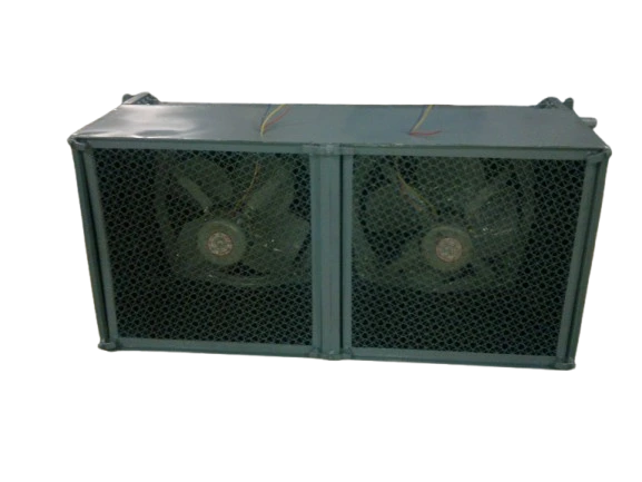 Air blast oil cooler