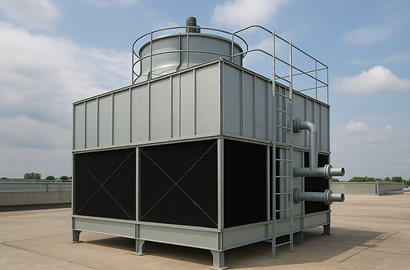 Routine maintenance of evaporative cooling tower for better performance in Indian industries